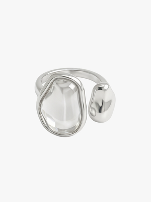 Ruby Pearl Ring - Stainless Steel