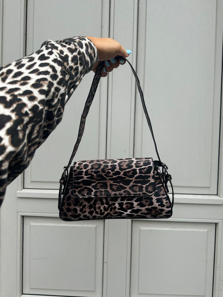 Preloved Elena Leopard Bag