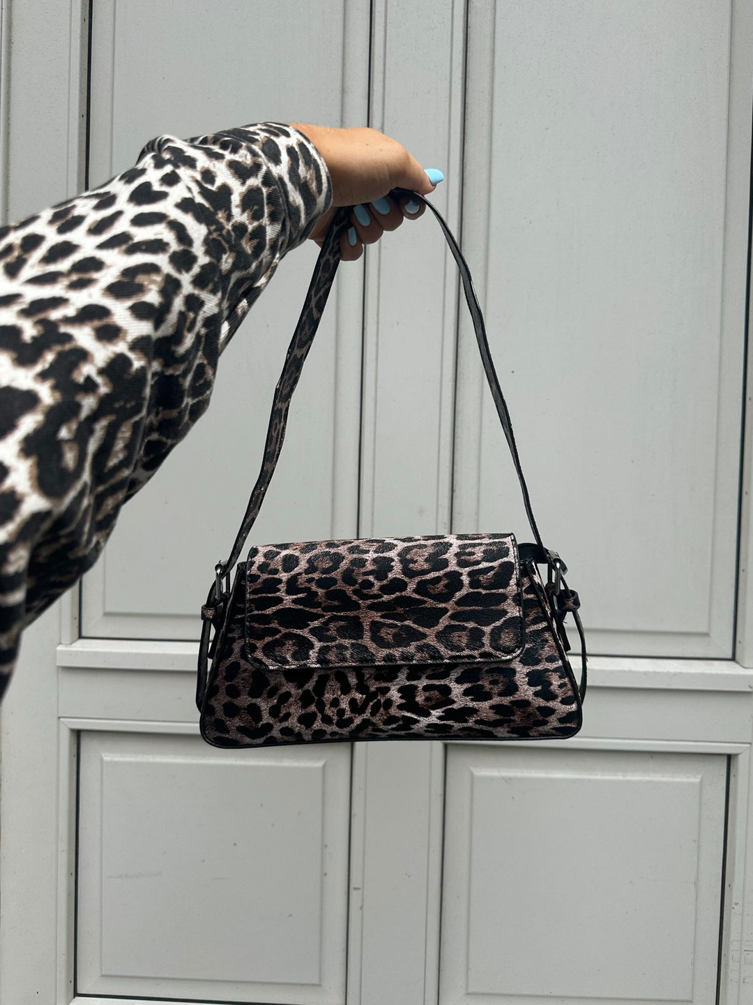 Preloved Elena Leopard Bag