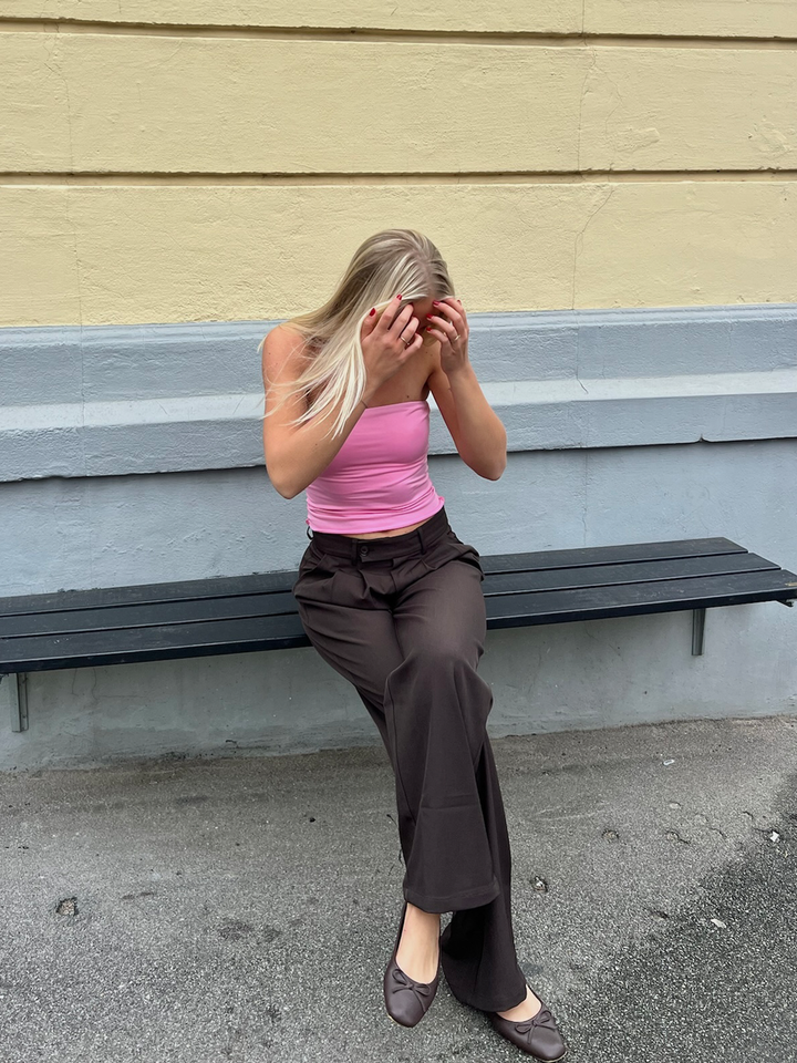 Preloved Marta Bandeau Top - Pink