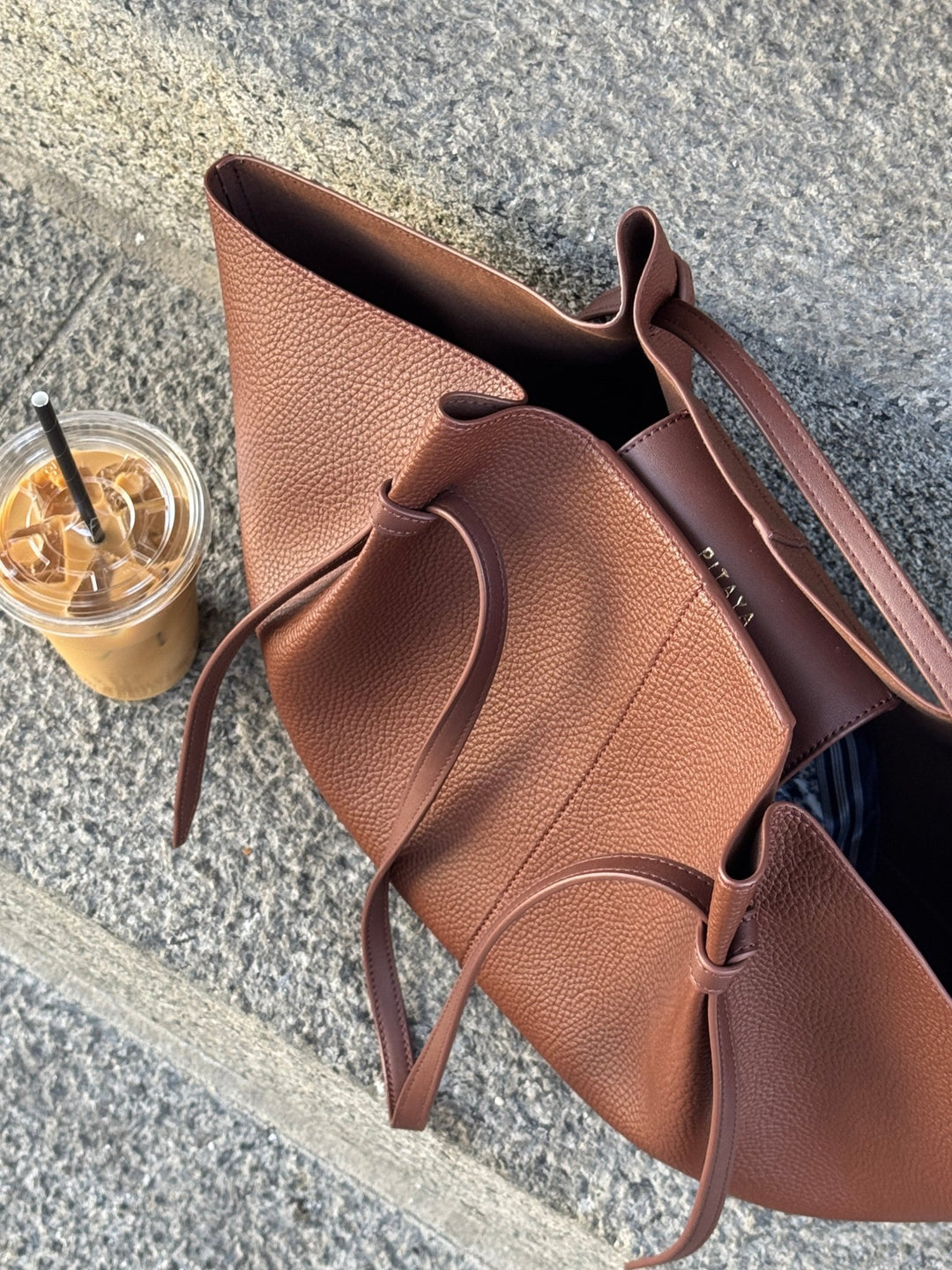 Andrea Strap Bag - Dark Brown