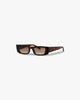Anna Narrow Sunglasses - Tortoise Brown