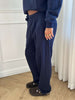 Sweatpants Joggers Lightweight, Fruit of the Loom (Without elastic) - Navy