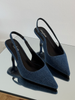 Luka Slingback Pumps - Denim