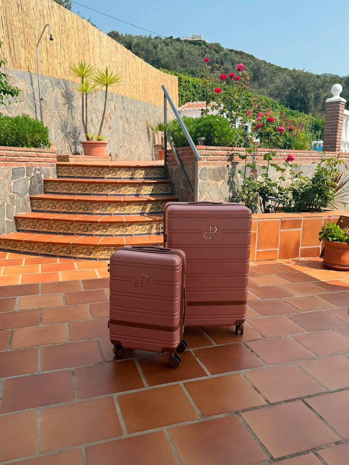 Check-In Suitcase - Dusty Pink