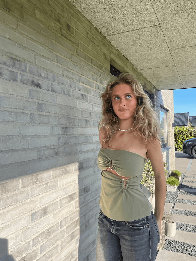 Carla Top - Olive Green
