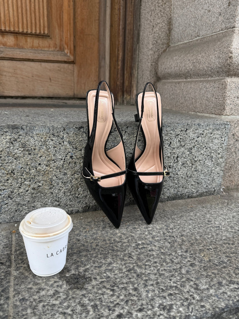 Celine Slingback - Black