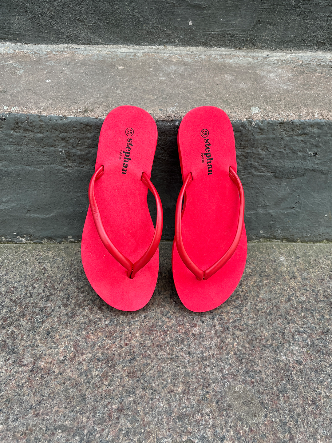 Noa Platform Flip-Flops - Red