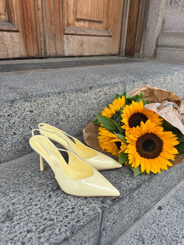 Elena Slingback Stiletto - Butter Yellow