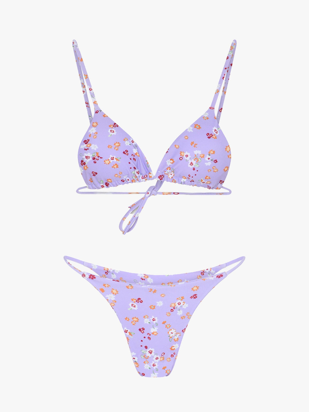 Flower Bikini Set - Purple