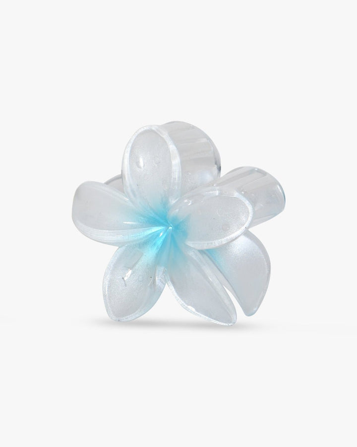 Gry Flower Hairclip - Light Blue