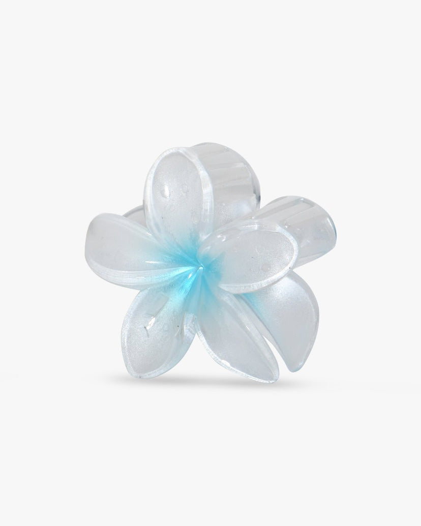 Gry Flower Hairclip - Light Blue