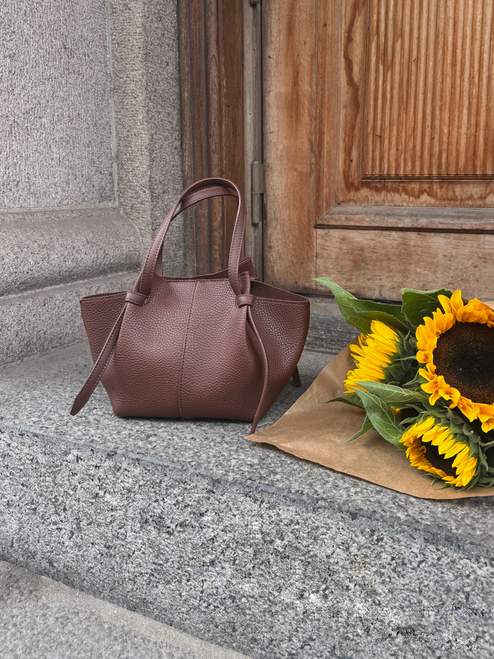 Andrea Mini Strap Bag - Dark Brown