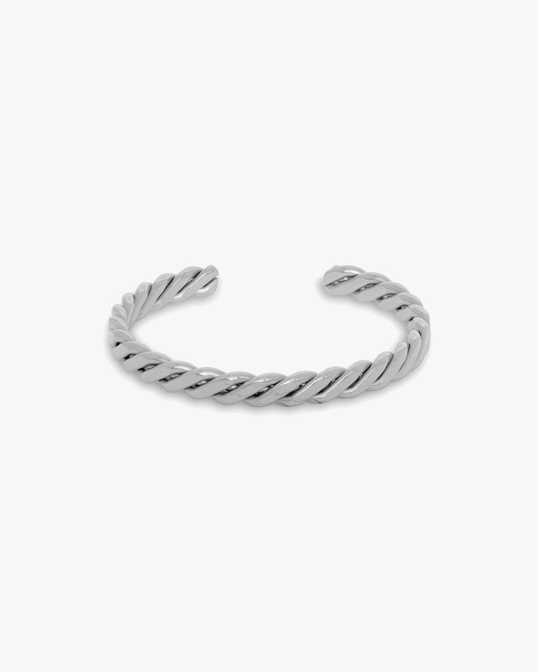 Emma Twisted Bracelet - Silver Plated