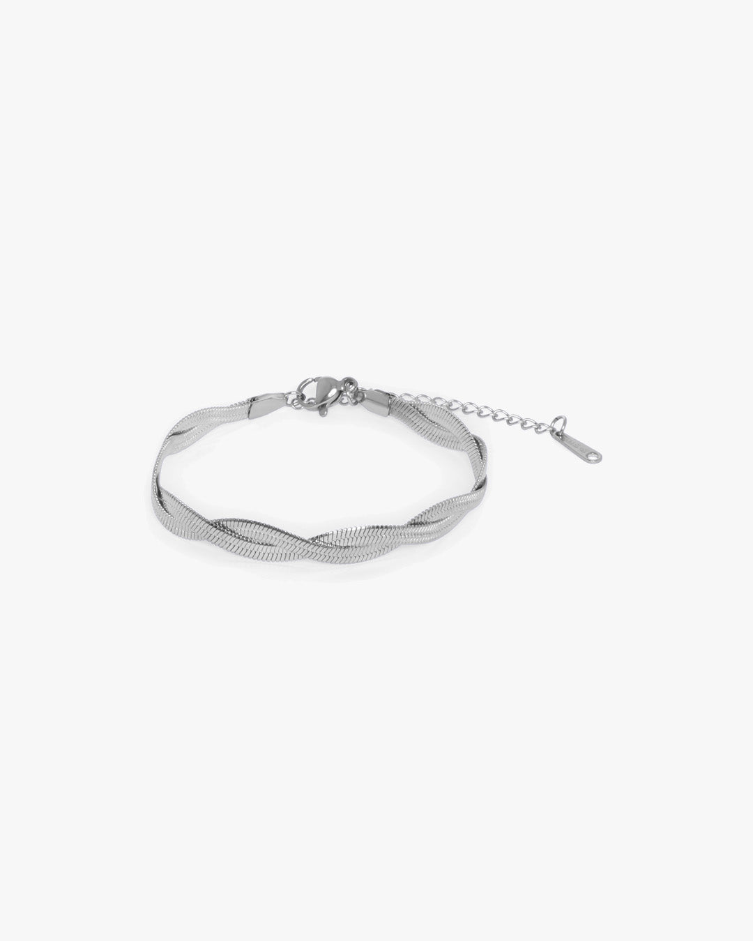 Rebecca Twist Bracelet - Silver Plated