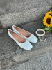 Vera Shiny Ballerina - White