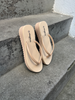 Noa Platform Flip-Flops - Beige