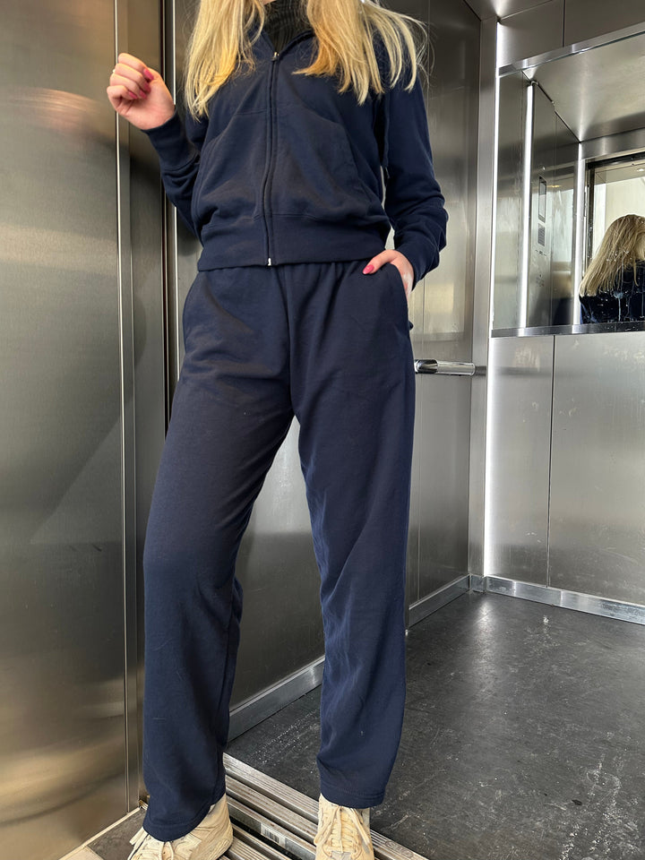 Sweatpants Joggers Lightweight, Fruit of the Loom (Without elastic) - Navy