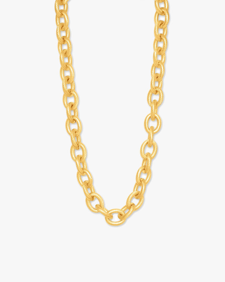 Julie Chunky Chain Necklace - Gold Plated