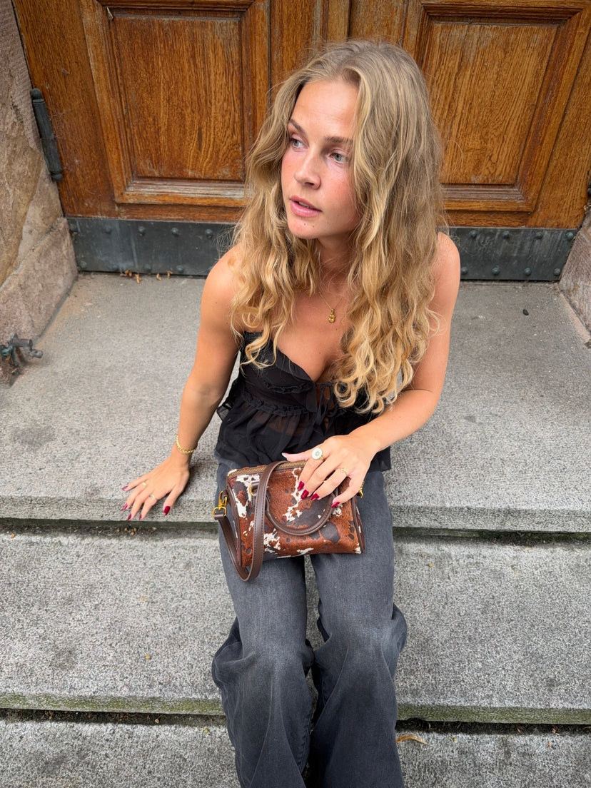 Kayla Bowling Bag - Cow