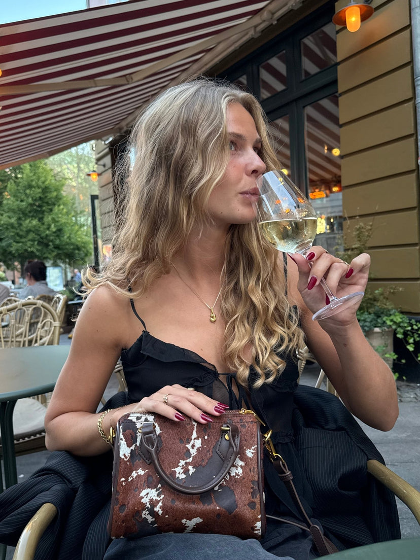 Kayla Bowling Bag - Cow