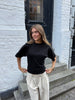 Klara Waisted Top - Black