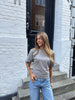Klara Waisted Top - Taupe