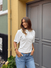 Klara Waisted Top - White