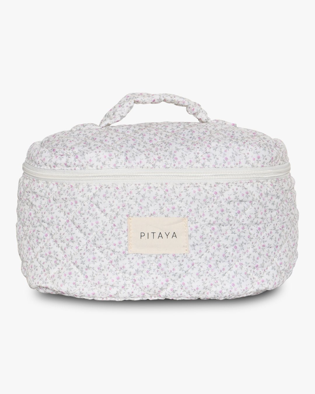 Large Makeup Bag - Purple Flower