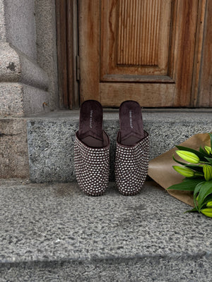 Lilly Mule - Dark Brown