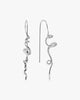Lisa Swirl Earring - Silver Plated
