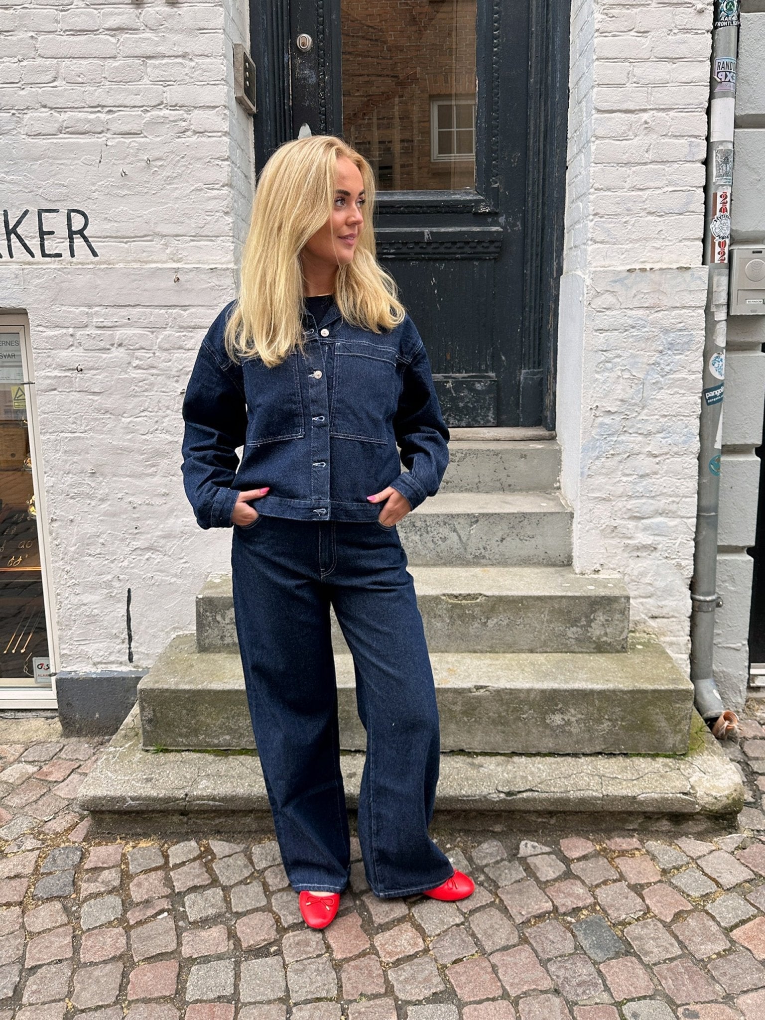 HOW2WORK Luna Denim ver. 未開封 Luna Denim Jeans - Navy Blue