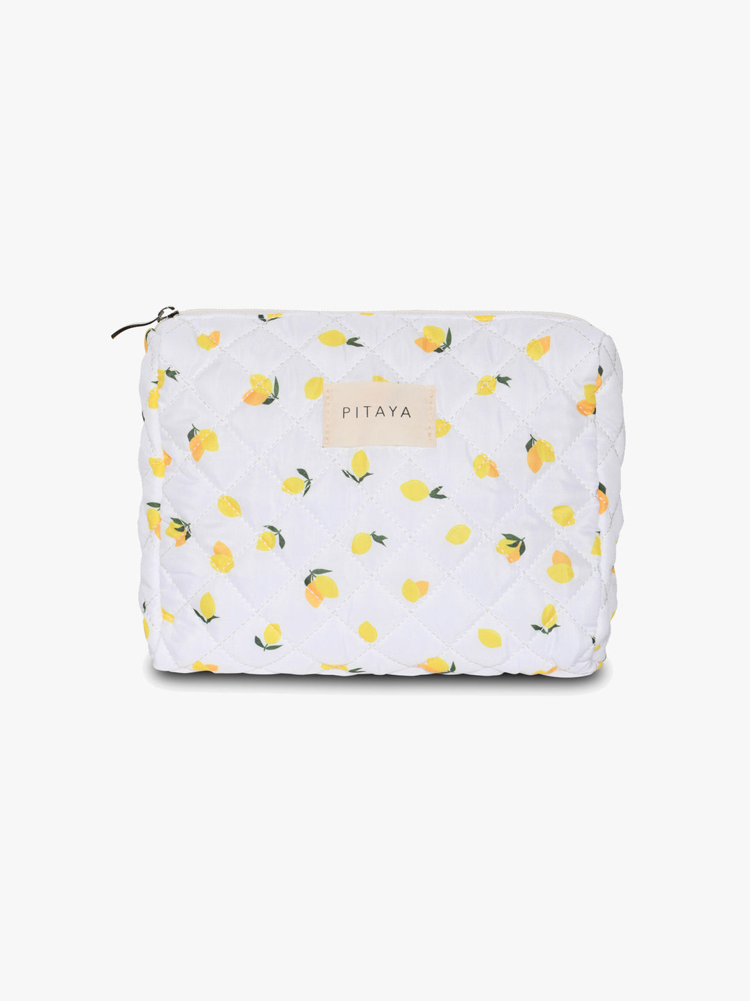 Medium Makeup Bag - Yellow Lemon