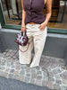 Marly Glossy Bag Small - Burgundy
