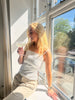 Marta Bow Top - White