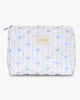 Medium Makeup Bag - Blue Bow