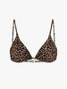 Elena Bikini Top - Black Leopard