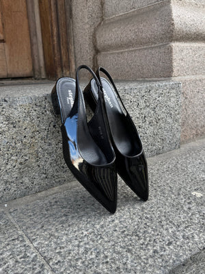 Patricia Slingback Ballerina - Black