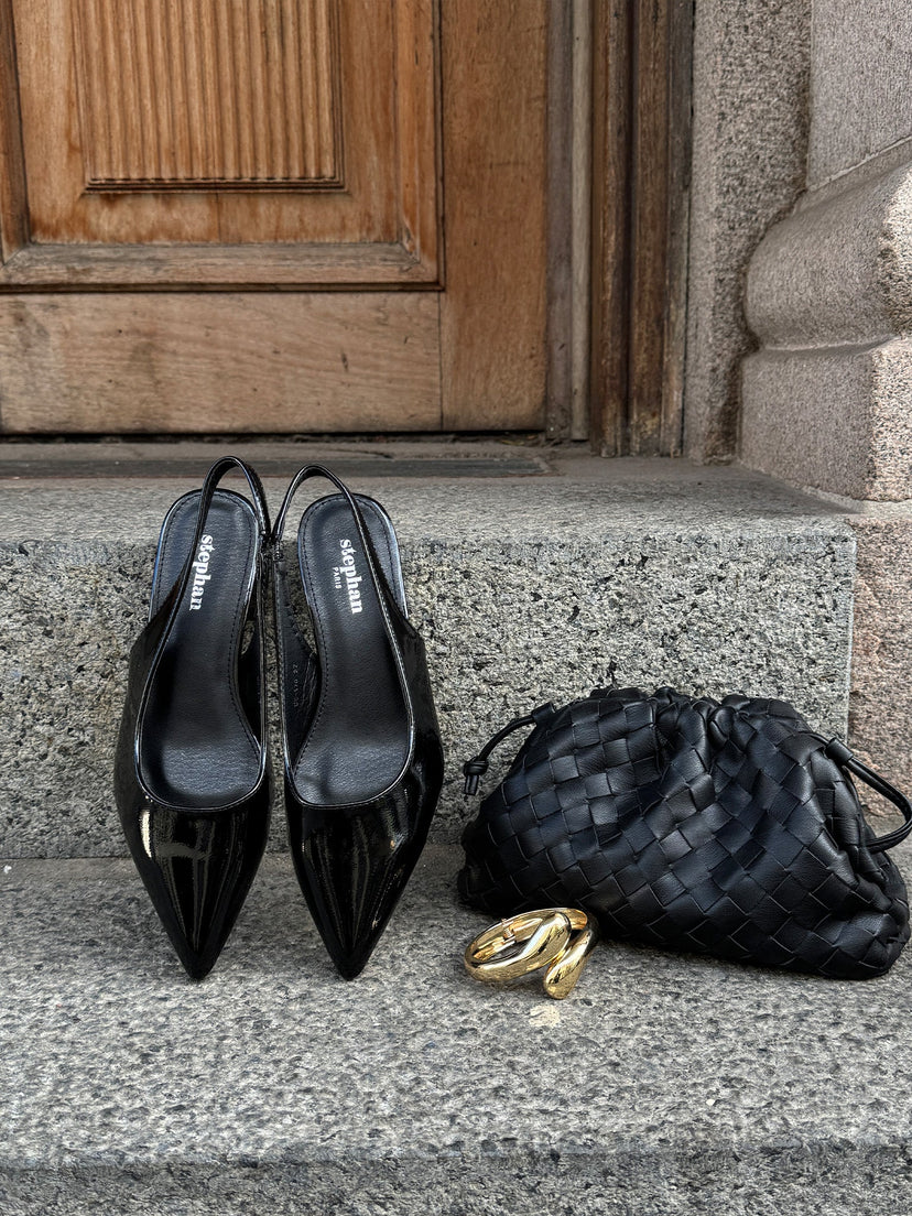 Patricia Slingback Ballerina - Black
