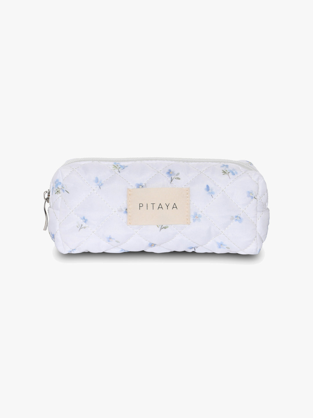 Small Makeup Bag - White Cute Flower