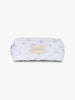 Small Makeup Bag - White Cute Flower