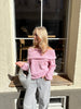Sally Off Shoulder Knit - Light Pink