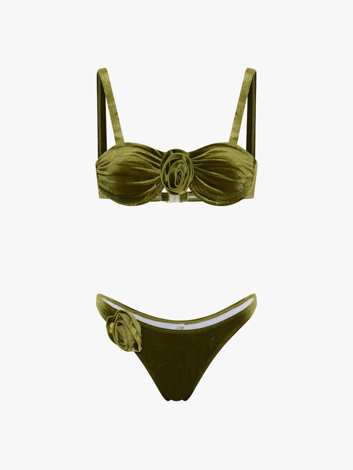 Sille Bikini Set - Dark Green
