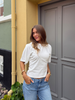 Klara Waisted Top - White