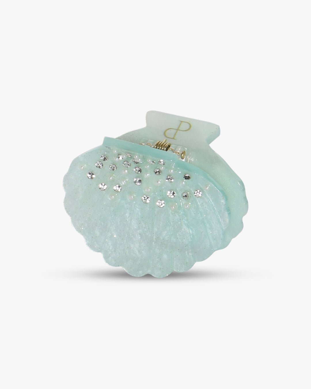 Tora Mini Shell Hairclip - Light Green