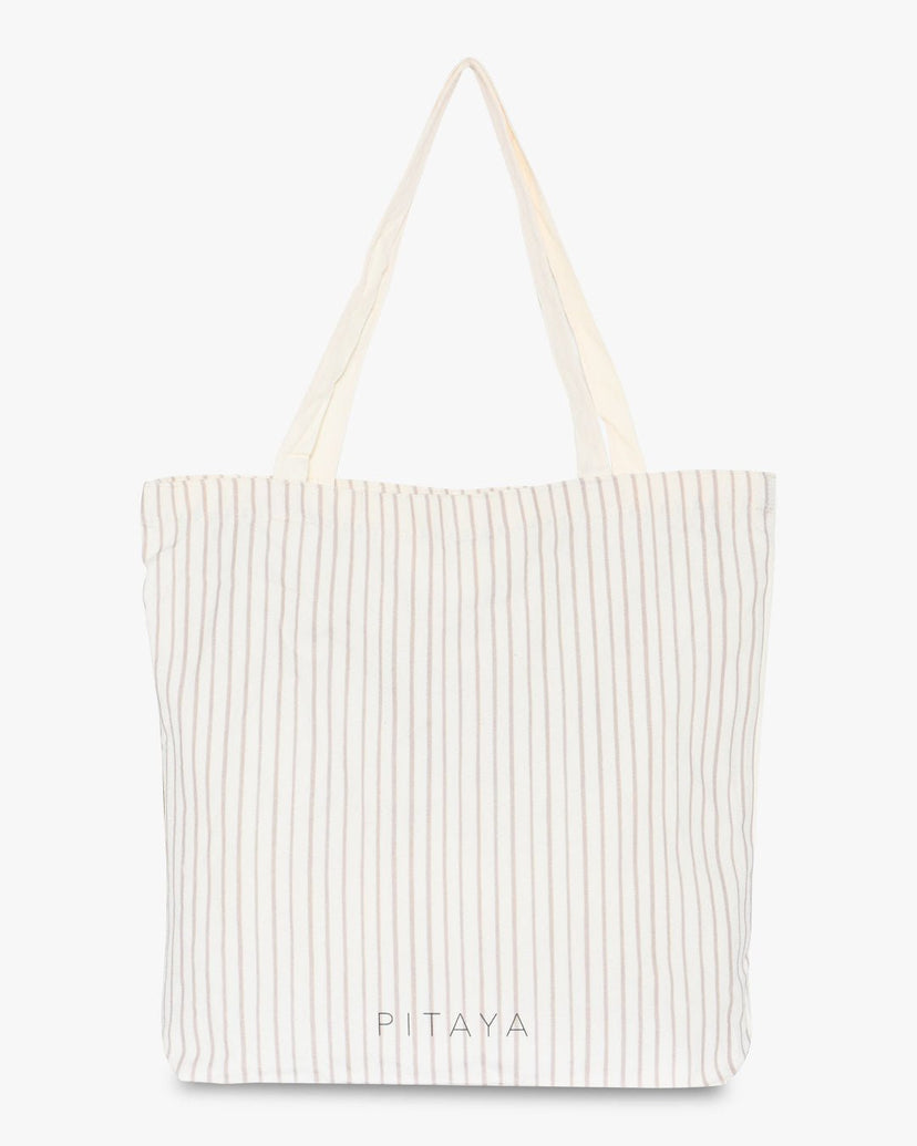 Tote Bag - Brown Stripes
