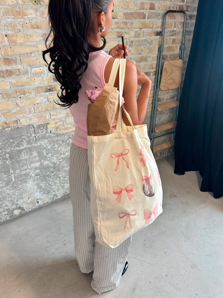 Tote Bag - Pink Bows