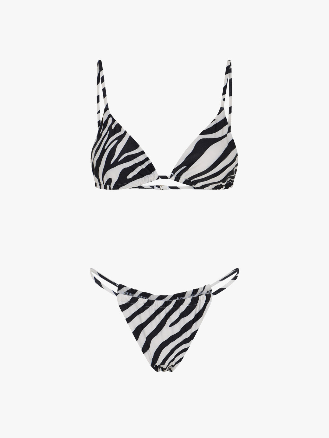 Zebra Bikini Set - White Zebra