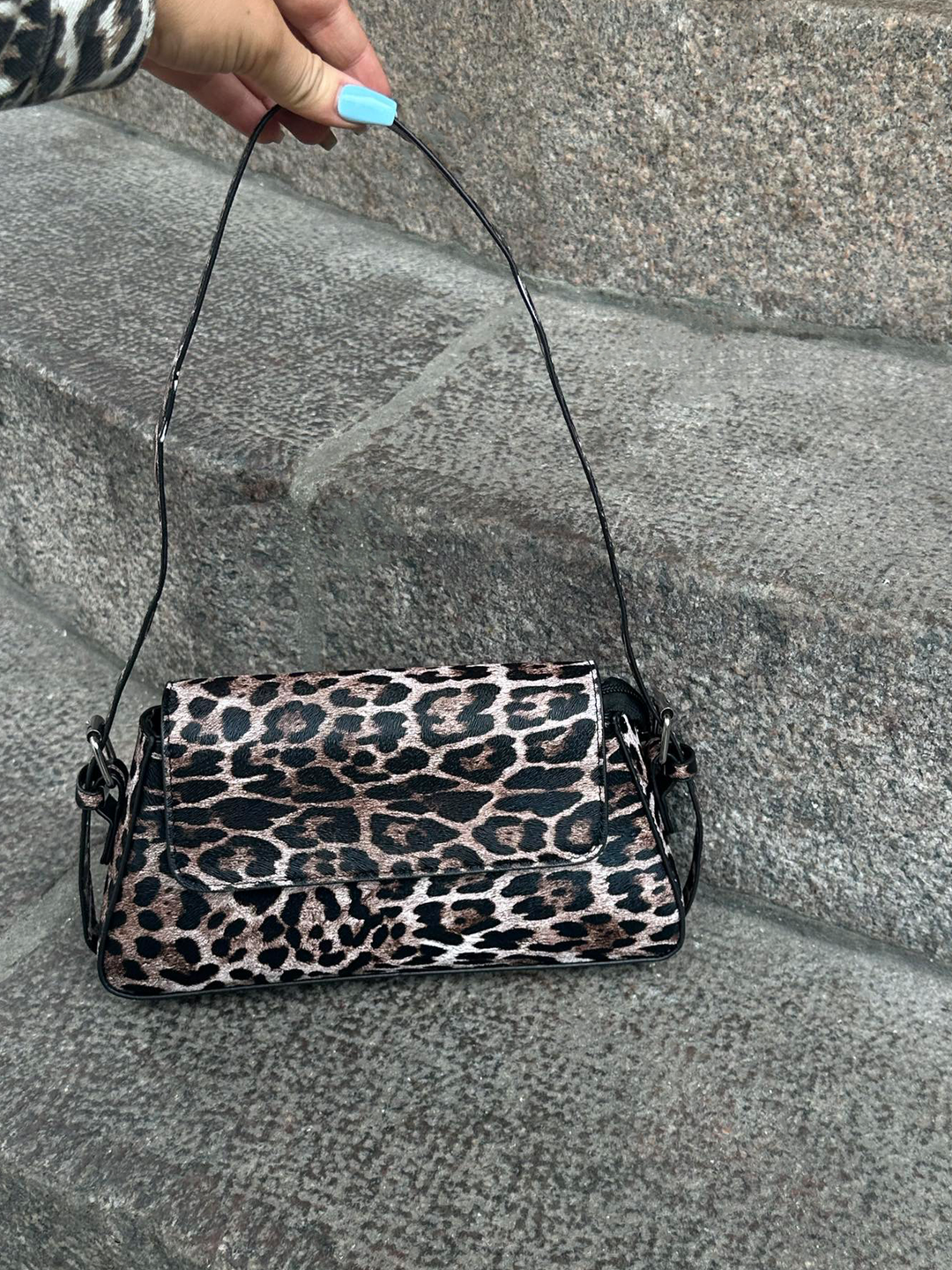 Elena Leopard Bag